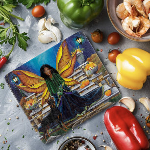 Planche À Découper Fairy Guardian Doberman Chien