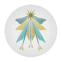 Fairy Stars Glass Cutting Board