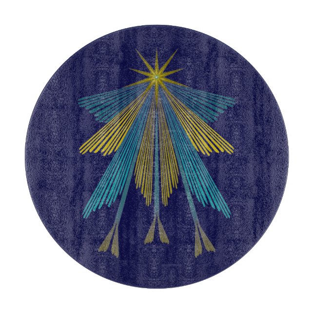 Planche À Découper Fairy Stars Marine Glass Cutting Board (Devant)