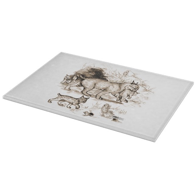 Planche À Découper Famille Bobcat (Coin)