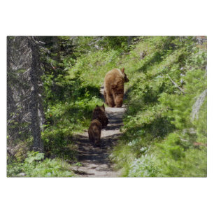 Planche À Découper Famille d'ours Brown