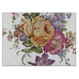 Planche À Découper Fantaisie Florale