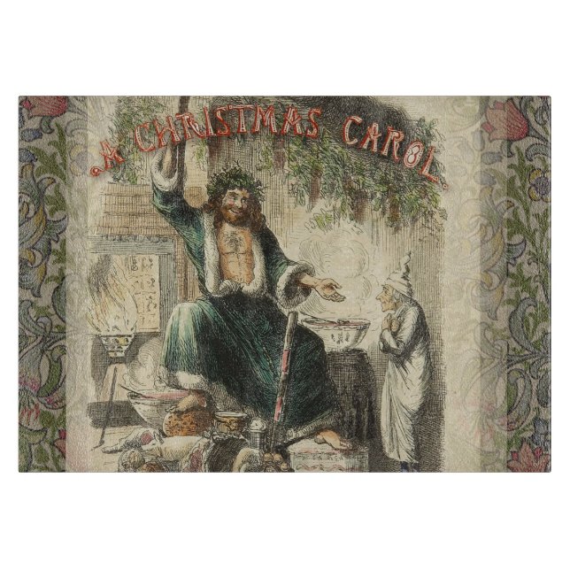 Planche À Découper Fantôme de Noël Présent Scrooge (Devant)