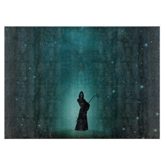 Planche À Découper Faucheuse et crâne (Devant)