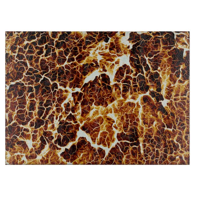 Planche À Découper Faux Hot Lava Texture (Devant)