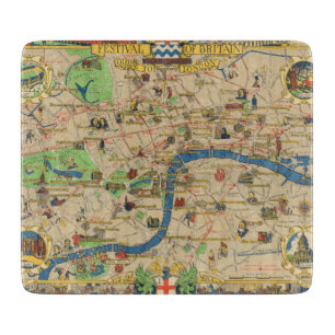 Planche À Découper Festival de la Grande-Bretagne : Guide de carte de