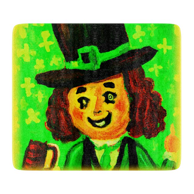 Planche À Découper Fête de la Saint Patrick. Commandez dès maintenant (Devant)