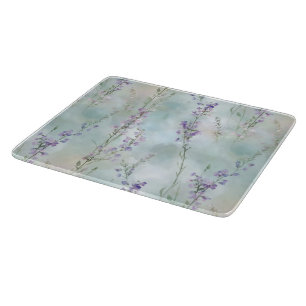 Planche À Découper Fête de mariage Fleurs Violettes Jolis Romantiques