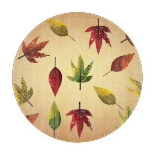 Planche À Découper Feuilles d'automne picturales