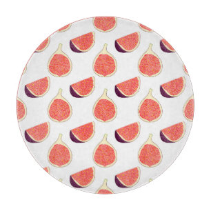 Planche À Découper Fig mauve : motif coloré