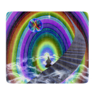 Planche À Découper Figure de mystère au Stargate interdimensionnel