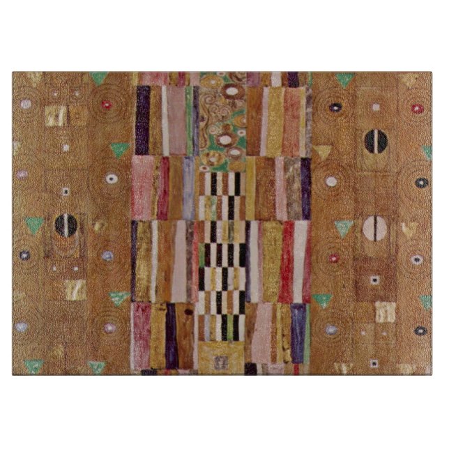 Planche À Découper Fin du mur, Stoclet Frieze par Gustav Klimt (Devant)