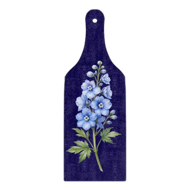 Planche à découper Fleur Bleue (Devant)