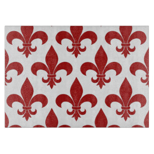 Planche À Découper Fleur de lis Motif