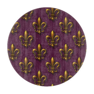 Planche À Découper Fleur De Lis Pattern