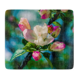 Planche À Découper Fleur et bourgeons de pommier sauvage