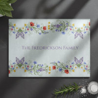 Fleur Sauvage Nom de Famille pour une Crémaillère