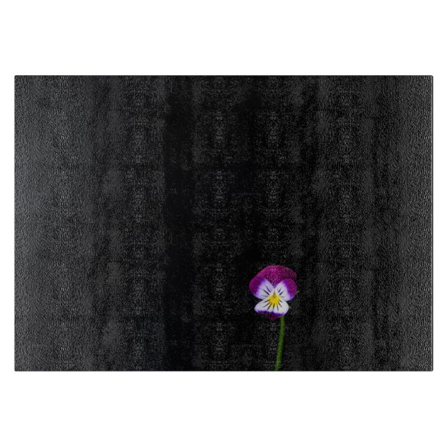 Planche À Découper Fleur violette cbcnm (Devant)