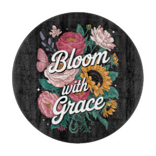 Planche À Découper Fleurir avec grâce 