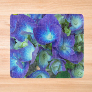 Planche À Découper Fleurs bleu Hydrangea Floral