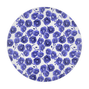 Planche À Découper Fleurs de champ aquarelle : Papier peint botanique