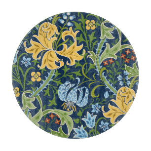 Planche À Découper Fleurs florales : Vert foncé Vintage