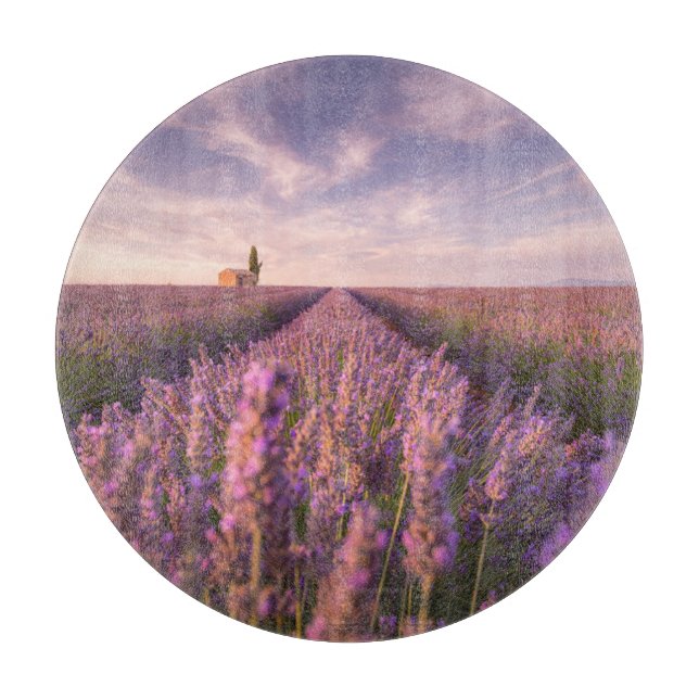 Planche À Découper Fleurs | Lavande Sud France (Devant)