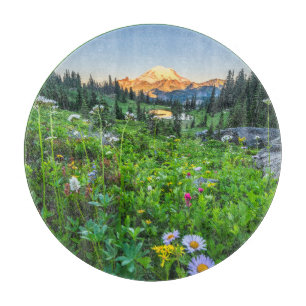 Planche À Découper Fleurs   Parc national du Mont Rainier