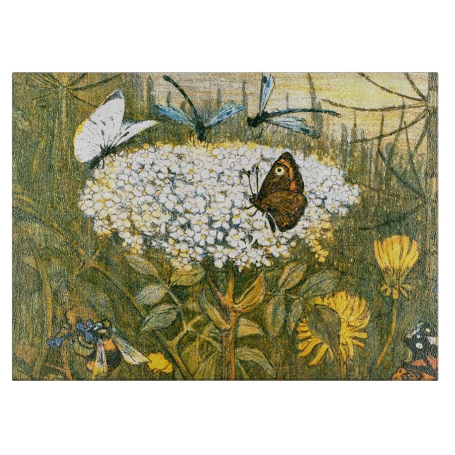 Planche À Découper Fleurs sauvages néerlandais Art Nouveau Meadow, Pa (Devant)