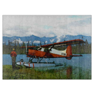 Planche À Découper Floatplane De Havilland Beaver