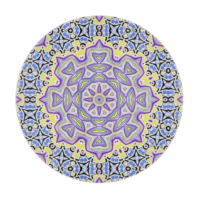 Planche À Découper Flocon de neige ornemental (Devant)