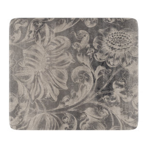 Planche À Découper Floral âgé