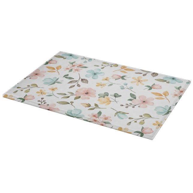 Planche À Découper Floral fleur sauvage (Coin)