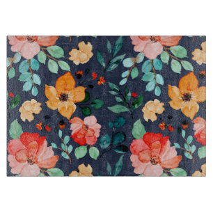 Planche À Découper Floral Surface Motif - Mode Printemps Décoratif