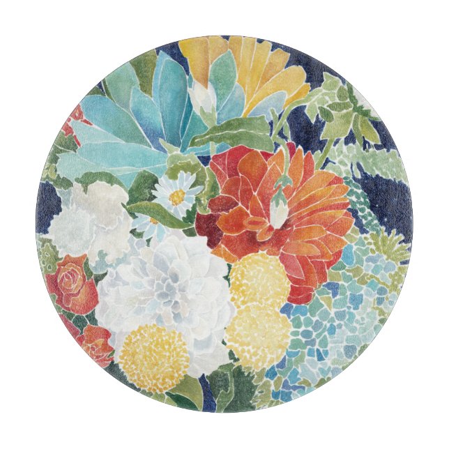 Planche À Découper Florals de minuit III (Devant)