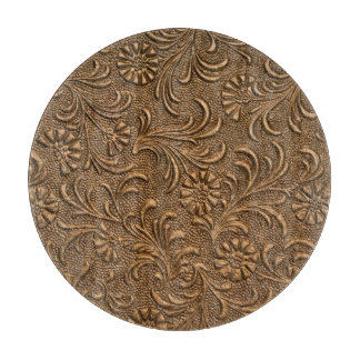 Planche À Découper Flore de cuivre : Panneau sculpté Art.