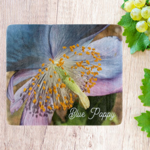 Planche À Découper Flore de fleurs de crapaud bleu