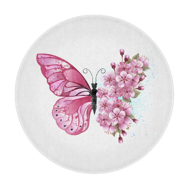 Planche À Découper Flower Butterfly (Devant)