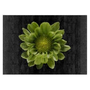 Planche À Découper Flowers   Green Chrysanthemum