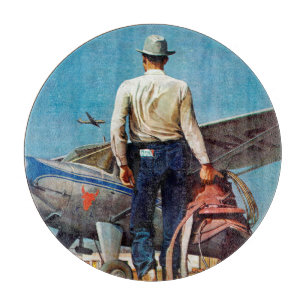 Planche À Découper Flying Cowboy par Mead Schaeffer