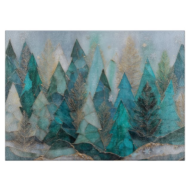 Planche À Découper Forêt de Noël (Devant)