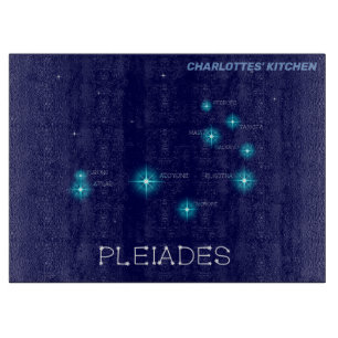 Planche À Découper Formation de l'hémisphère nord Pleiades Star