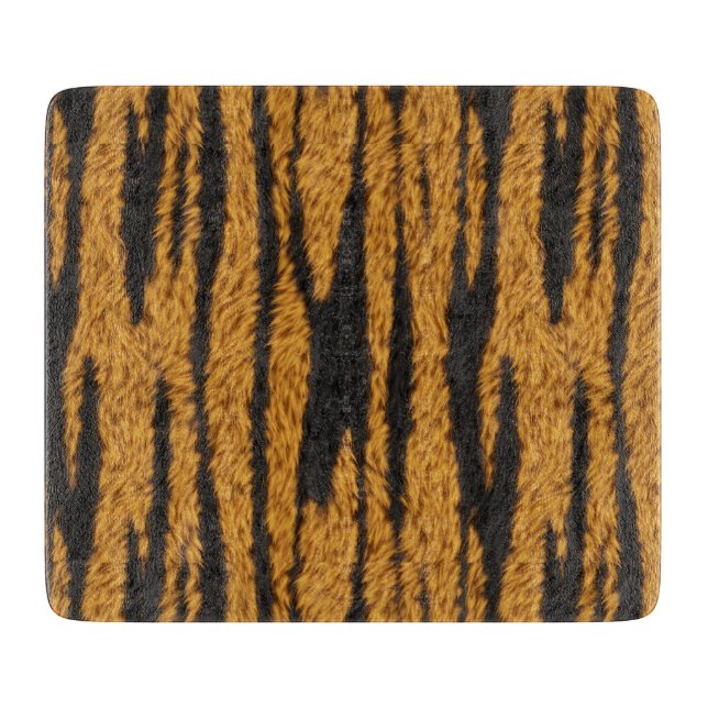 Planche À Découper Fourrure de tigre (Devant)