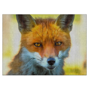 Planche À Découper Fox Portrait Réaliste Art faunique