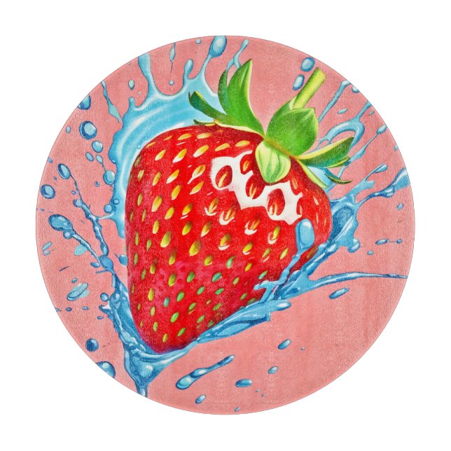 Planche À Découper Fraise fraîche (Devant)