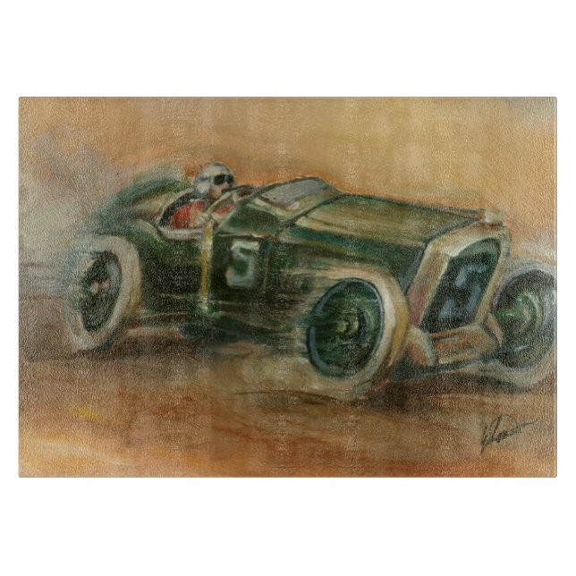 Planche À Découper Français Grand prix Racecar par le harpiste (Devant)