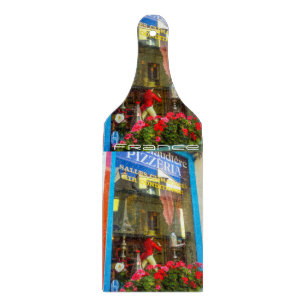 Planche À Découper France Paris Café Restaurant Pizzeria Fenêtre Vue