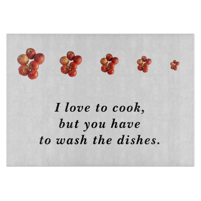 Planche À Découper Fresh Apples and Tomatoes Rectangle Cutting Board (Devant)