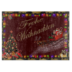 Planche À Découper Frohe Weihnachten