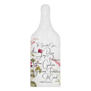 Planche À Découper Fruit de l'Esprit rose floral
